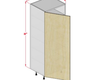 Tall One Door Hinge Left