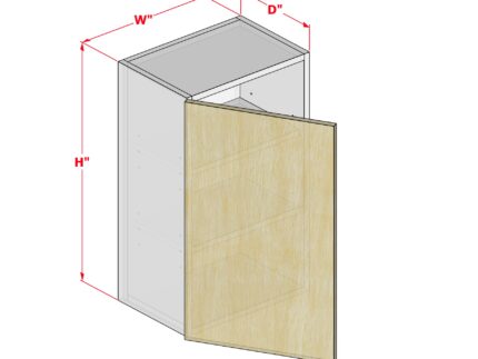 Upper One Door Hinge Left