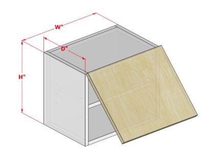 Upper One Door Hinge Top