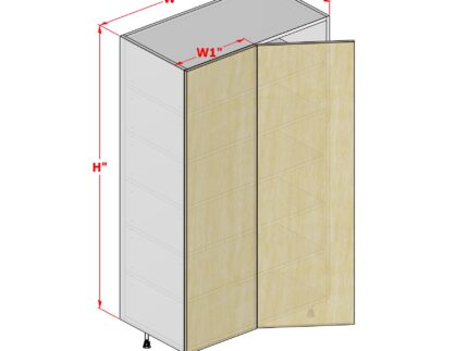 Tall Blind Cabinet – Left Panel – 1 Door