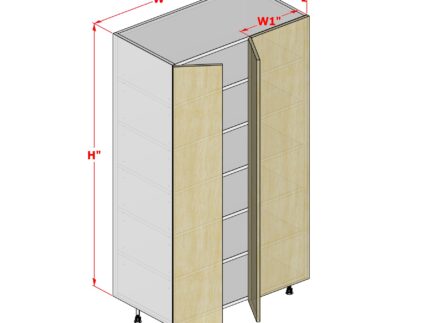 Tall Blind Cabinet – Right Panel – 2 Doors