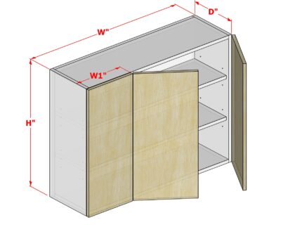 Upper Blind Cabinet – Left Panel – 2 Doors