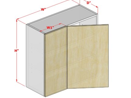 Upper Blind Cabinet – Left Panel – 1 Door